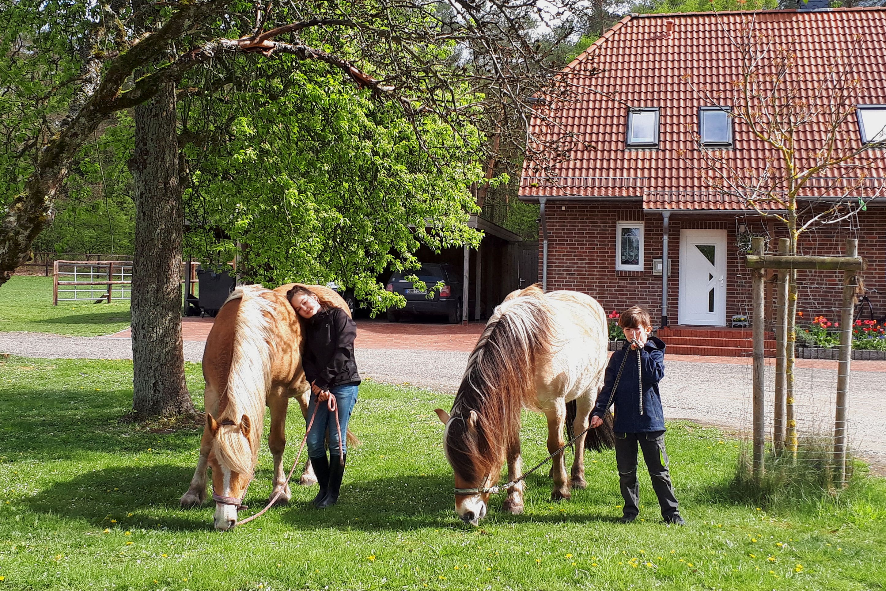 Ponyreiten im Schröderhof